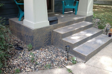 This is an example of a medium sized modern entrance in Minneapolis.
