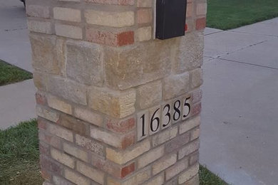 Stone and Brick Mailbox in Florissant, Mo