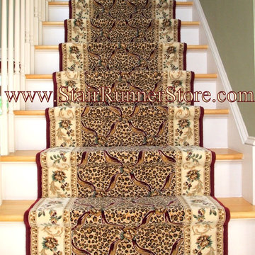 Straight Staircase Stair Runner Installations