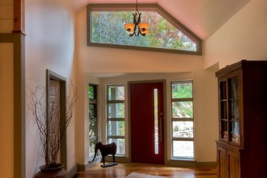 Inspiration for a transitional entryway remodel in Other