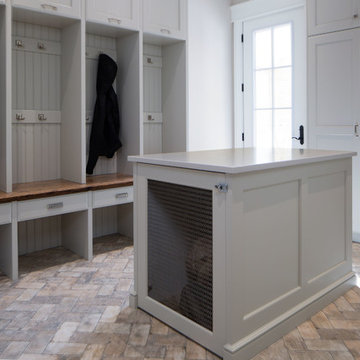 Stunning & Bright Luxury Mudroom
