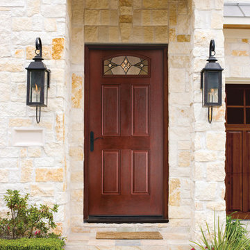 Stylish & Stained Wood Grain Doors
