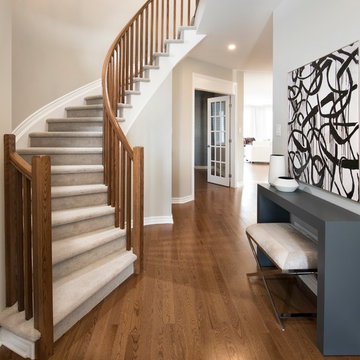 The Foyer of the Turner Model Home in Poole Creek in Kanata/Stittsville.