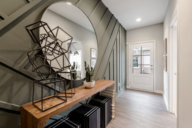Inspiration for a modern entryway remodel in DC Metro