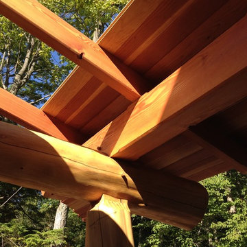Timber frame entry