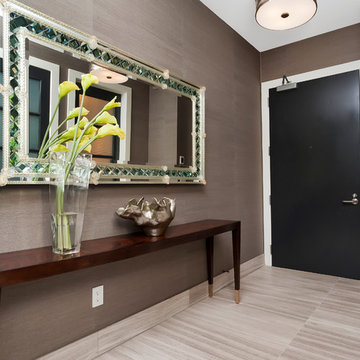 Titanium Lofts Residence Entry, Bar & Powder Room