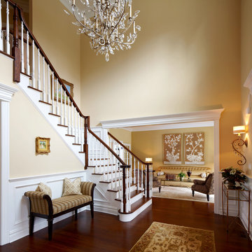 Traditional Double Height Foyer