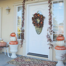Fall decorating-Outdoors