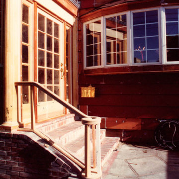 Traditional Entryway, Front room and Bay window