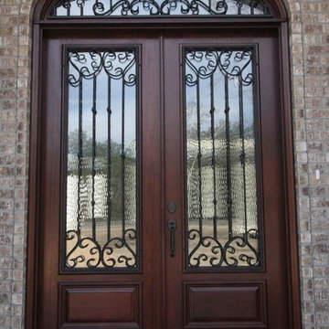 Traditional home - front door