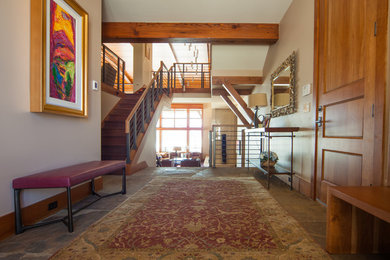 Traditional in the Entry Way of Main Home