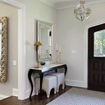 Inspiration for a transitional foyer remodel in Other