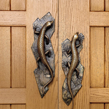 Tropical Nature Inspired Door Handles