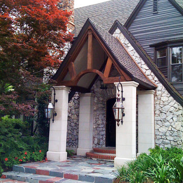 Tudor Style Patio & Entryway