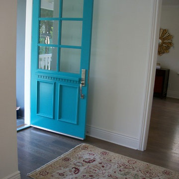 Turquoise 6 Lite Entry Door