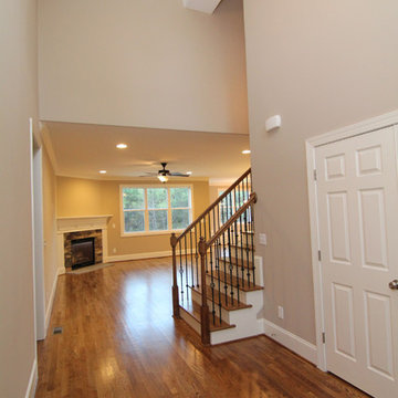 Two story entry foyer