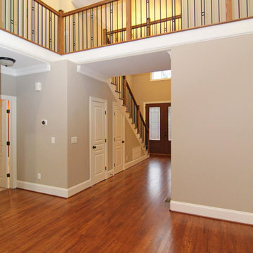Two Story Foyer with Barrel Vault