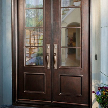 Traditional Wrought Iron Doors Featuring a Rich & Vibrant Finish