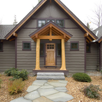 Unique Hybrid of Conventional, Timber and Log Framed Home