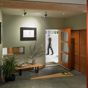 Vashon Residence entry