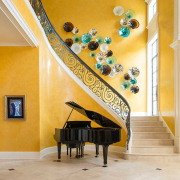 Venetian Meets Mediterranean: Foyer
