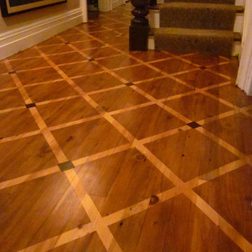 Verona, NJ hand painted floor