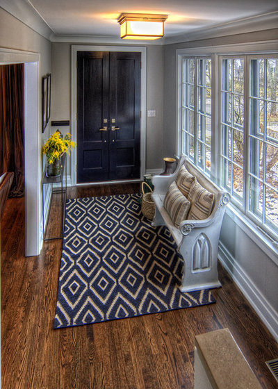 Traditional Entry by Kate Marker Interiors