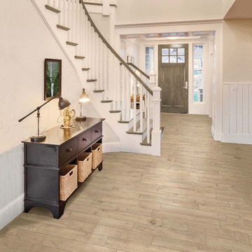 Vintage Cream Wood-like Porcelain Floor Tiles