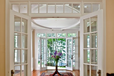 Inspiration for a timeless entryway remodel in Portland Maine