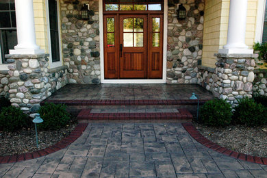 Walkway - Stamped Concrete