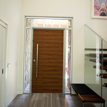 Walnut Front Door