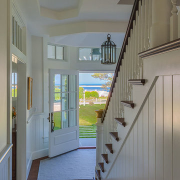 Warm Welcome - Entryway & Hallway with a View - Cape Cod, MA Custom Home