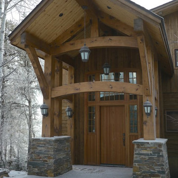West Hawk Lake Addition Timber Stone Entry