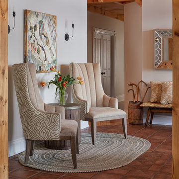 Whimsical Foyer Seating