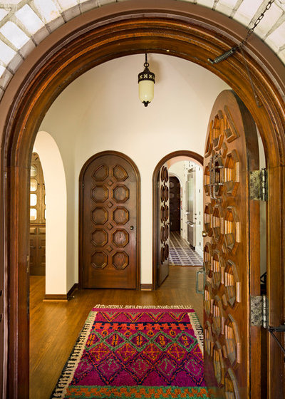 Mediterranean Entry by Jessica Helgerson Interior Design