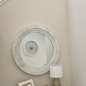White Circular Mirror