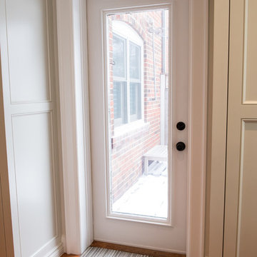 White Front Door, Traditional Entry