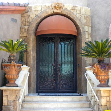 Wood Metal and Stone Entry | Los Angeles