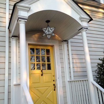 Yellow Traditional Front Door
