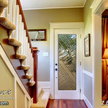 Z Bevels Glass Front Doors - Exterior Glass Doors - Glass Entry Doors