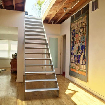 Escaleras de diseño - aluminio y vidrio