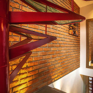 Loft of the red spiral staircase