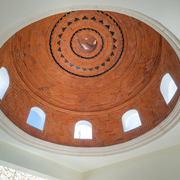 MeridaArquitectos Stair with Dome in Colonial Home