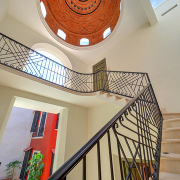 MeridaArquitectos Stair with Dome in Colonial Home