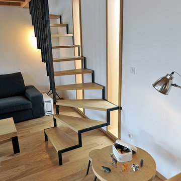 Construction d'un atelier de menuiserie et d'un logement
