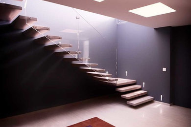 Réalisation d'un escalier design.