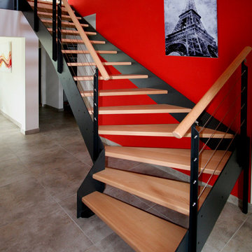 Escalier ambiance industriel LOFT