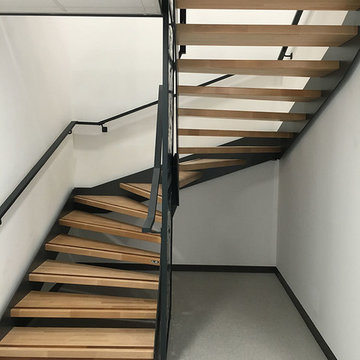 Escalier ambiance industriel LOFT