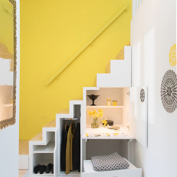 Escalier bois sur mesure aménagé
