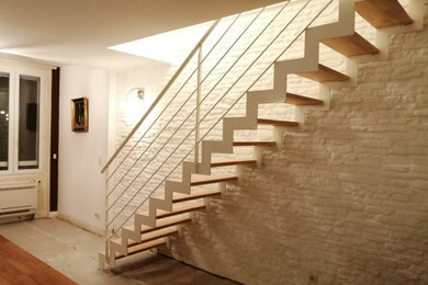 Cette image montre un escalier urbain.